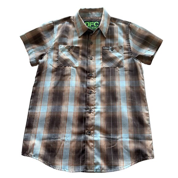 Youth Bamboo Short Sleeve button up - Picture 1 of 7